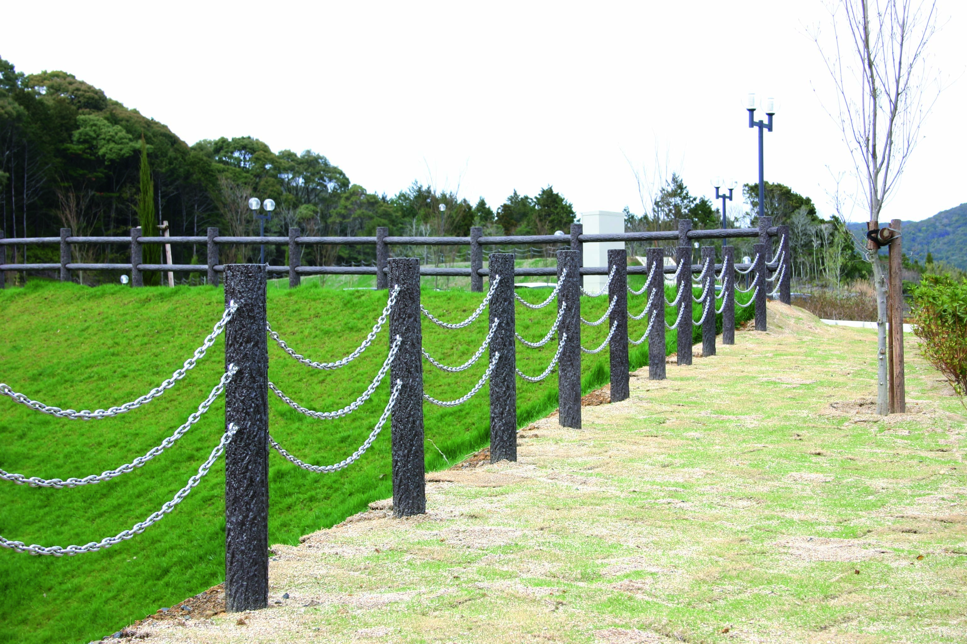 PWC1150H3 三段チェーン柵｜製品詳細｜リスのプラスチックグループ